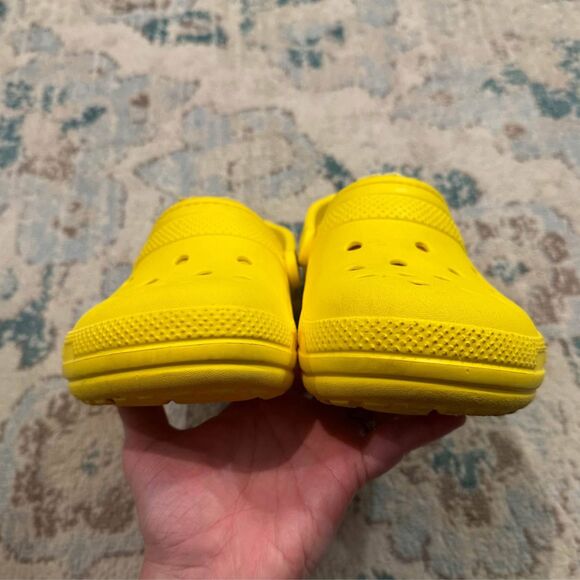 Crocs Fleece-Lined Yellow Crocs women’s size 9 / men’s size 7 - Picture 5 of 10